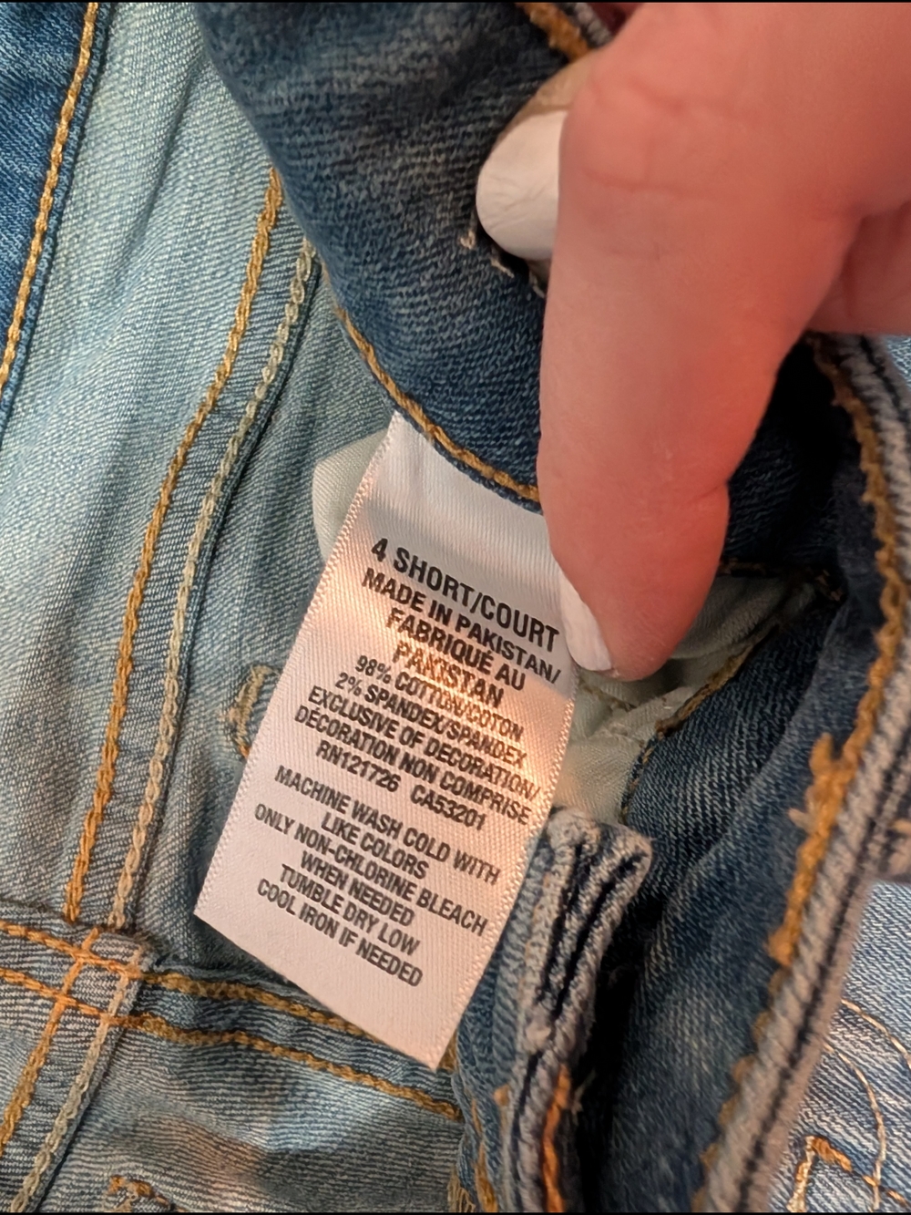 American Eagle And Aeropostale Skinny Jeans Duo - Light & Dark Wash, Both 4short - Picture 4 of 4